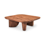 Rustic Solid Acacia Wood Coffee Table