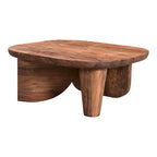 Rustic Solid Acacia Wood Coffee Table