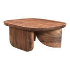 Rustic Solid Acacia Wood Coffee Table