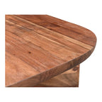 Rustic Solid Acacia Wood Coffee Table
