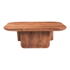 Rustic Solid Acacia Wood Coffee Table