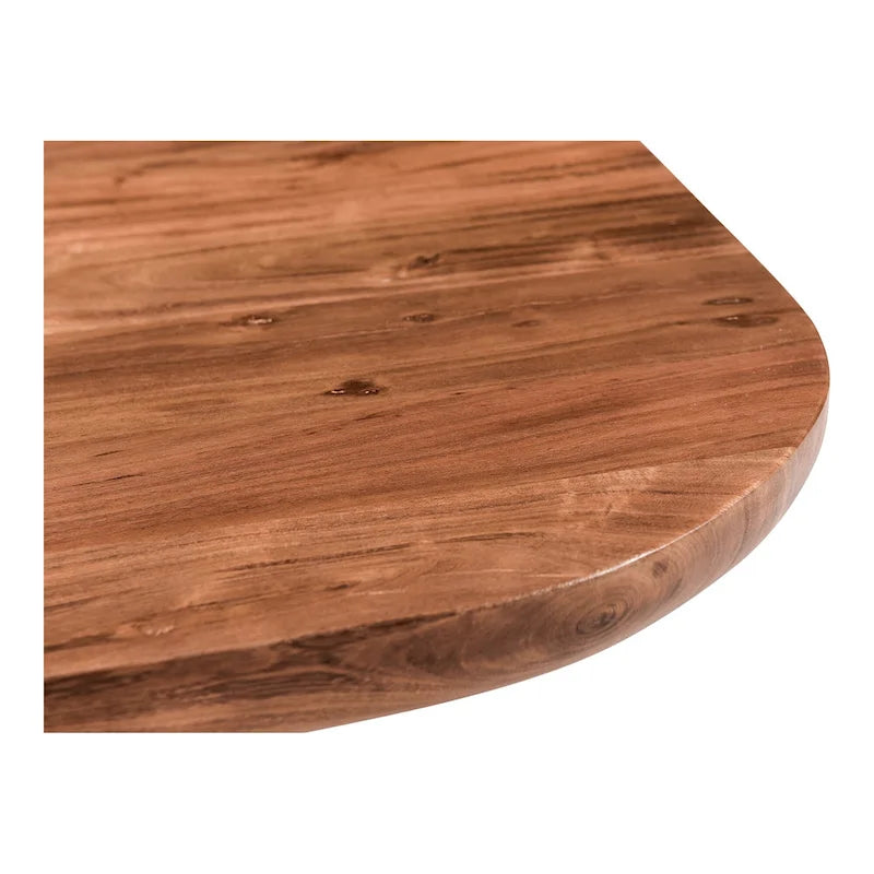 Rustic Solid Acacia Wood Coffee Table