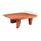 Rustic Solid Acacia Wood Coffee Table