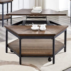 Steve Silver Upton Hexagon Lift Top Coffee Table
