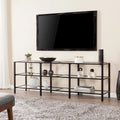 TV-Ständer aus Metall und Glas für Fernseher bis 68 Zoll