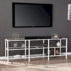 TV-Ständer aus Metall und Glas für Fernseher bis 68 Zoll