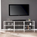 TV-Ständer aus Metall und Glas für Fernseher bis 68 Zoll