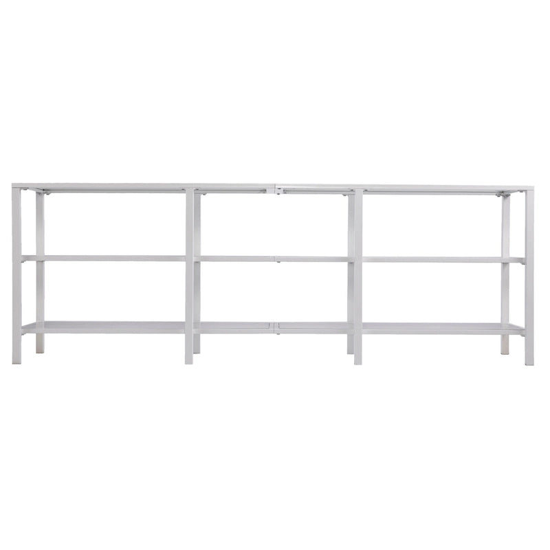 TV-Ständer aus Metall und Glas für Fernseher bis 68 Zoll