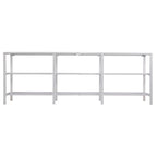 TV-Ständer aus Metall und Glas für Fernseher bis 68 Zoll