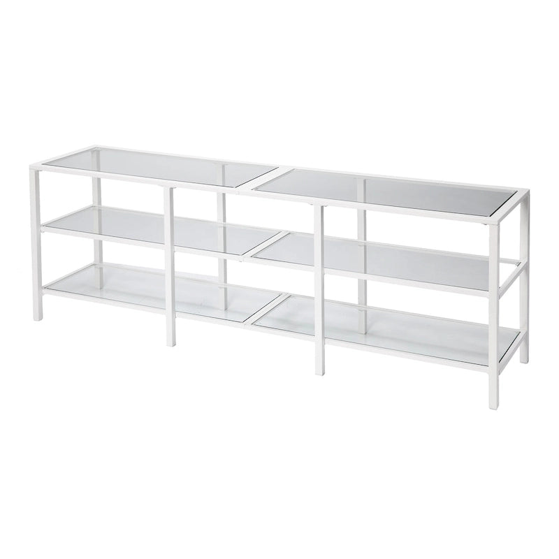 TV-Ständer aus Metall und Glas für Fernseher bis 68 Zoll