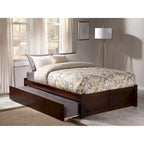 Letto a piattaforma in legno con letto estraibile Twin XL
