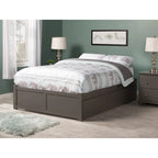 Letto a piattaforma in legno con letto estraibile Twin XL
