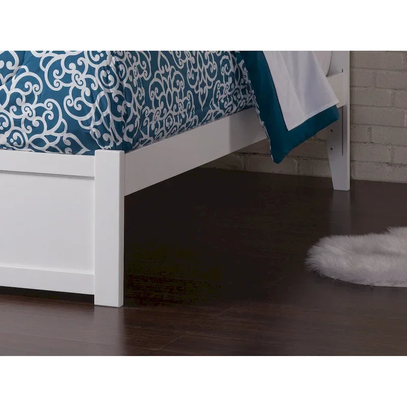 Letto a piattaforma in legno con letto estraibile Twin XL