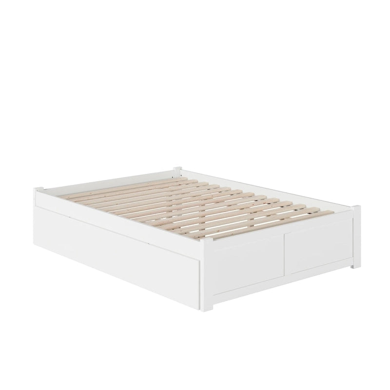 Letto a piattaforma in legno con letto estraibile Twin XL