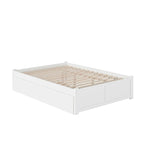 Letto a piattaforma in legno con letto estraibile Twin XL