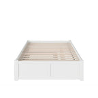 Letto a piattaforma in legno con letto estraibile Twin XL