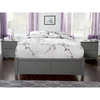 Letto a piattaforma in legno con letto estraibile Twin XL
