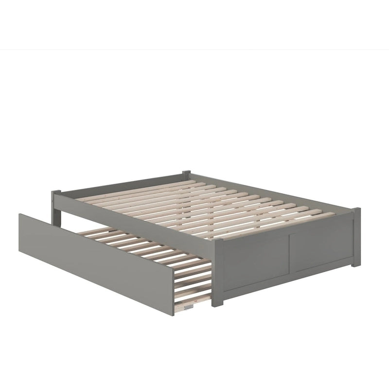 Letto a piattaforma in legno con letto estraibile Twin XL