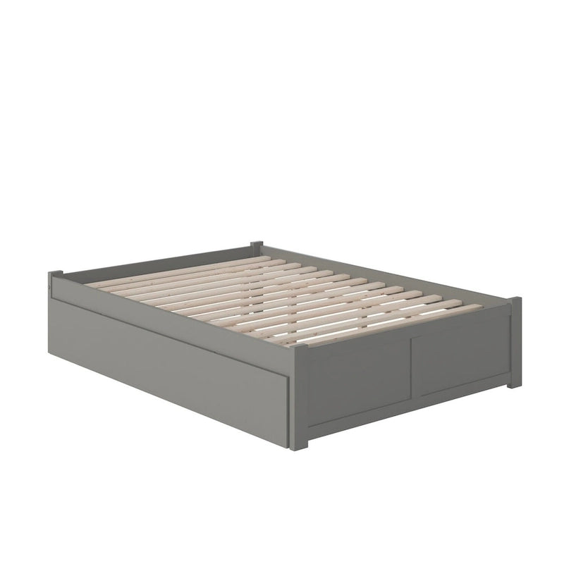 Letto a piattaforma in legno con letto estraibile Twin XL