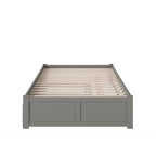 Letto a piattaforma in legno con letto estraibile Twin XL