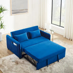 Sofá cama convertible, sofá doble versátil 3 en 1 con cama extraíble