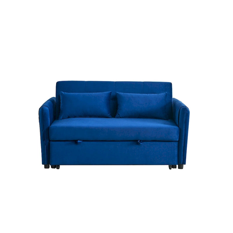 Sofá cama convertible, sofá doble versátil 3 en 1 con cama extraíble