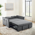 Sofá cama convertible, sofá doble versátil 3 en 1 con cama extraíble