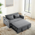 Sofá cama convertible, sofá doble versátil 3 en 1 con cama extraíble
