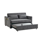 Sofá cama convertible, sofá doble versátil 3 en 1 con cama extraíble