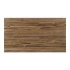 Tavolo da pranzo in acacia naturale e off-white con gambe svasate