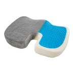 Sitzerhöhung aus Memory-Schaum mit Kühlgel, verbesserter orthopädischer Kontur-Sitzkissen mit Schwanzbeinauflage