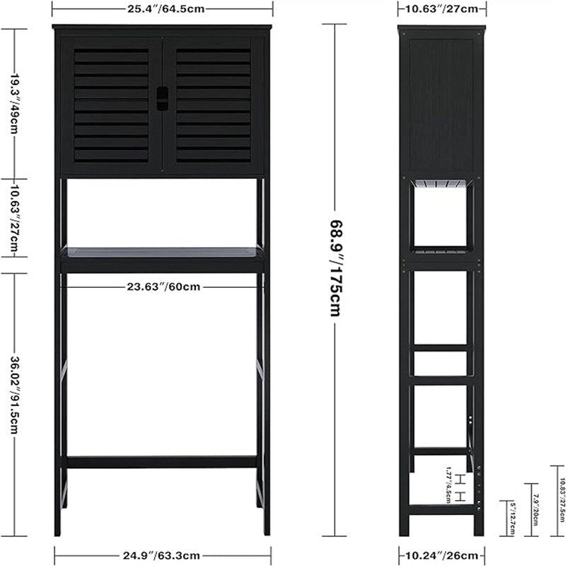 Badkamerkast - 10,63D x 25,4B x 68,9H