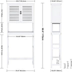 Badkamerkast - 10,63D x 25,4B x 68,9H