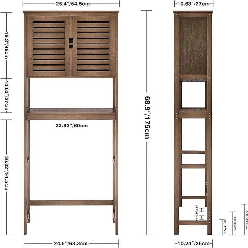 Badkamerkast - 10,63D x 25,4B x 68,9H
