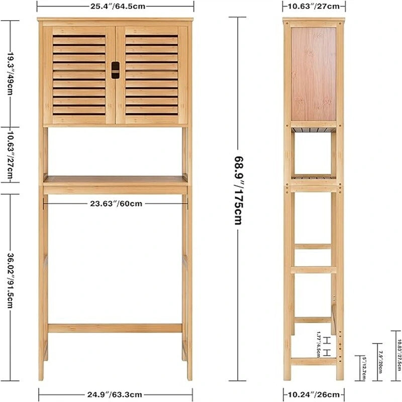 Badkamerkast - 10,63D x 25,4B x 68,9H