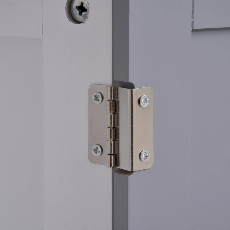 Waschtischunterschrank, Badezimmer-Waschbeckenunterschrank mit U-Ausschnitt und verstellbarem Einlegeboden