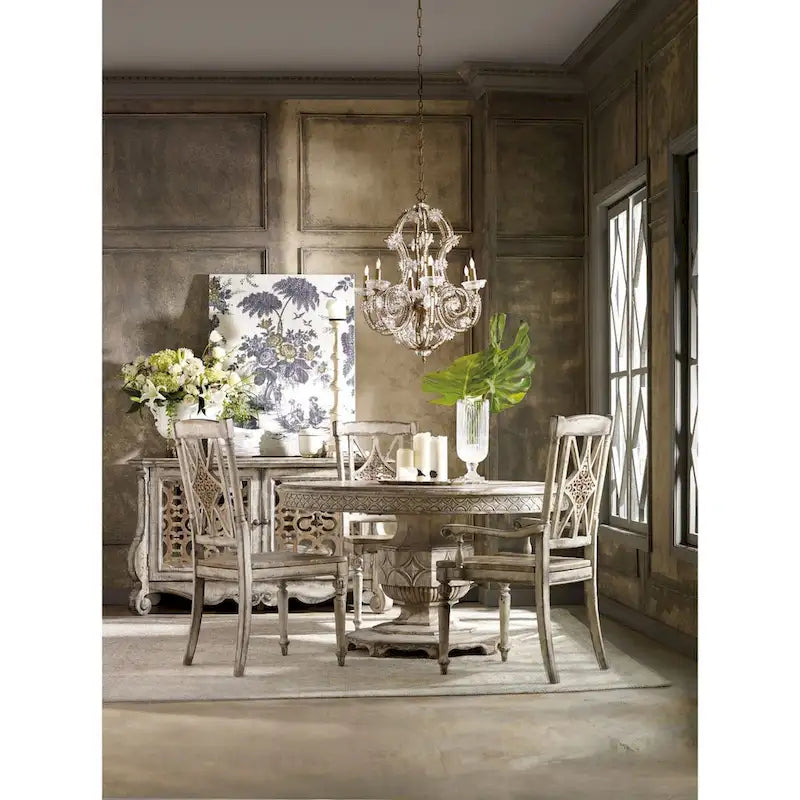 54 Round Vintage Luxury Farmhouse Dining