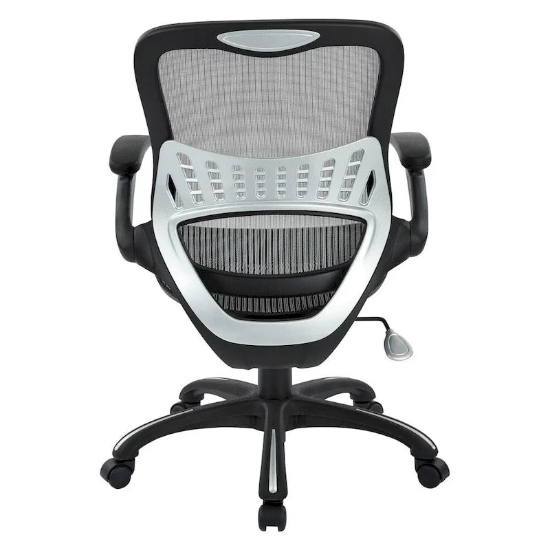Bürodrehstuhl mit Netzbespannung an Sitzfläche und Rückenlehne